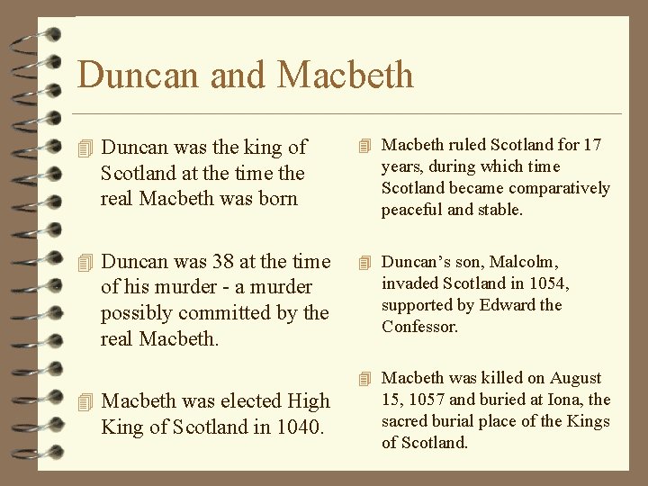 Introduction to Shakespeares Macbeth John Worston Macbeth and