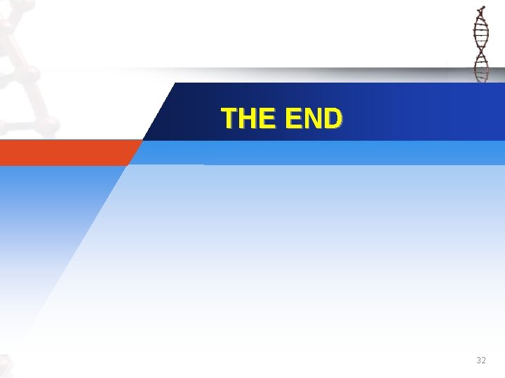 THE END 32 THE END 32