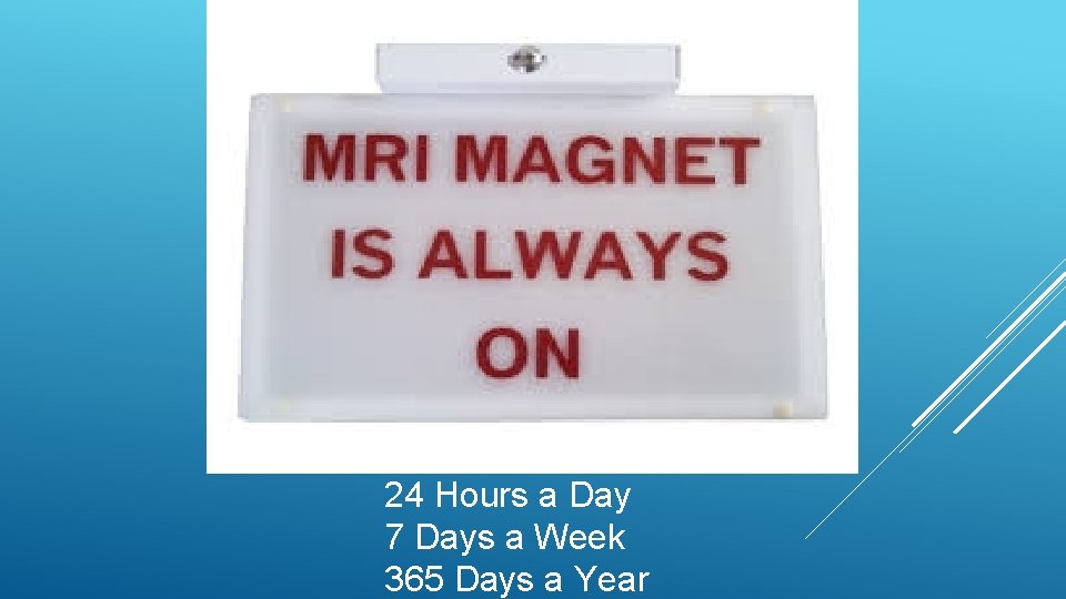24 Hours a Day 7 Days a Week 365 Days a Year 