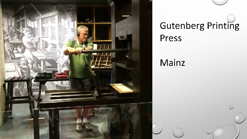 Gutenberg Printing Press Mainz 