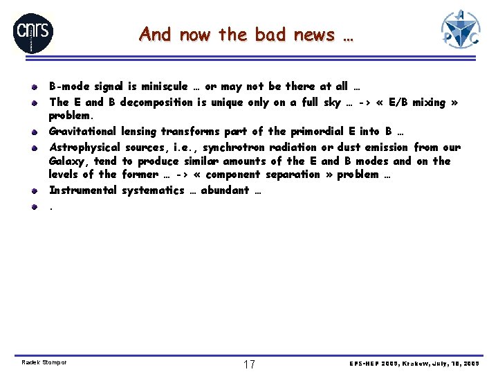 And now the bad news … B-mode signal is miniscule … or may not