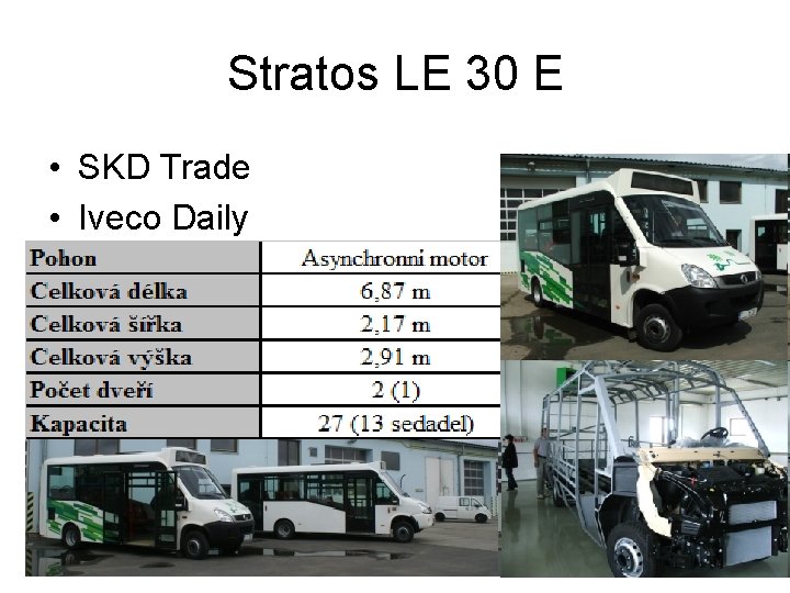 Stratos LE 30 E • SKD Trade • Iveco Daily 