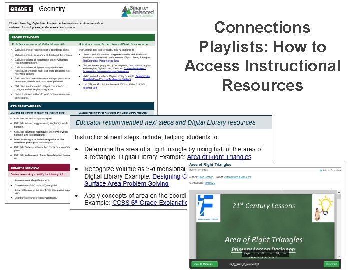 Connections Playlists: How to Access Instructional Resources 