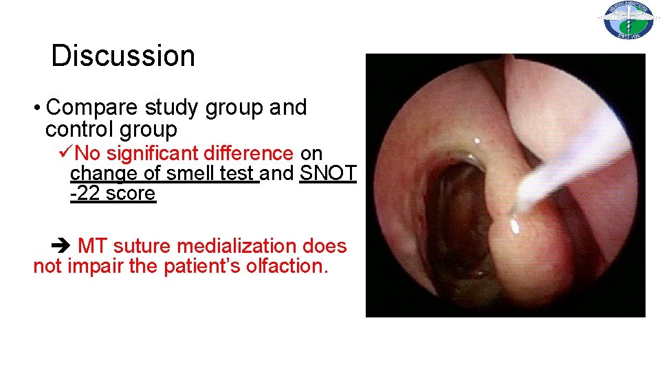 Discussion • Compare study group and control group üNo significant difference on change of