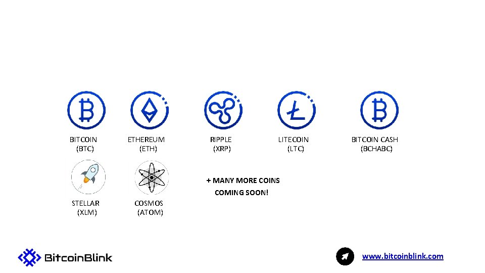 7 of the most trusted and popular cryptocurrencies are available for deposits/withdrawal and trading.