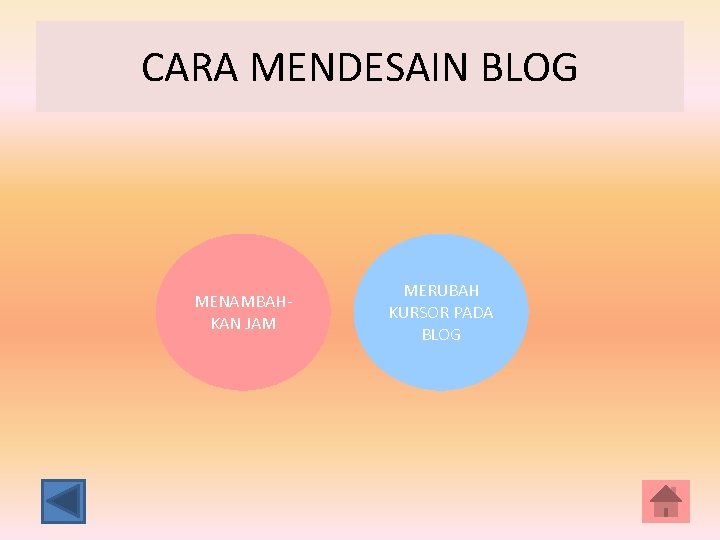 CARA MENDESAIN BLOG MENAMBAHKAN JAM MERUBAH KURSOR PADA BLOG 