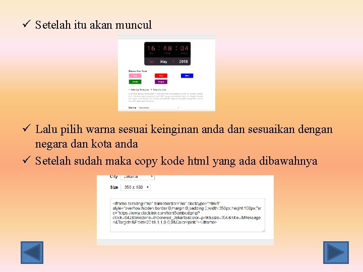 ü Setelah itu akan muncul ü Lalu pilih warna sesuai keinginan anda dan sesuaikan