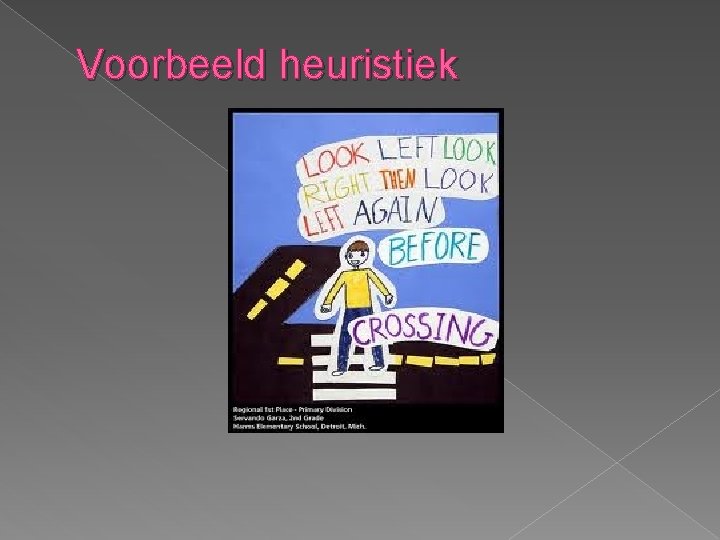 Voorbeeld heuristiek 