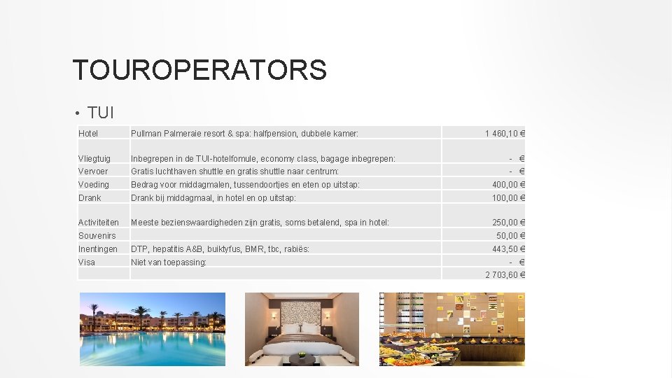 TOUROPERATORS • TUI Hotel Pullman Palmeraie resort & spa: halfpension, dubbele kamer: Vliegtuig Inbegrepen