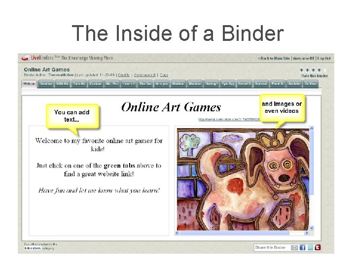 The Inside of a Binder 