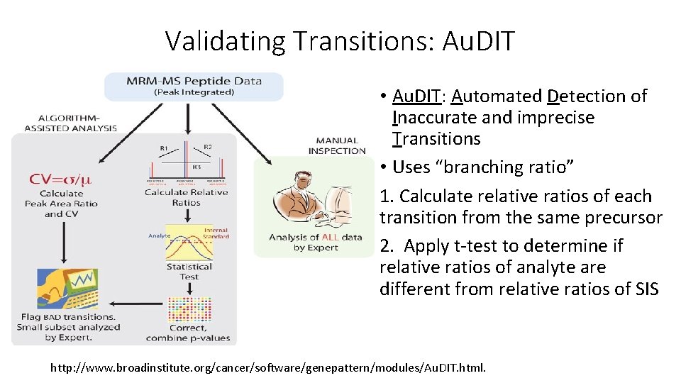 Validating Transitions: Au. DIT • Au. DIT: Automated Detection of Inaccurate and imprecise Transitions