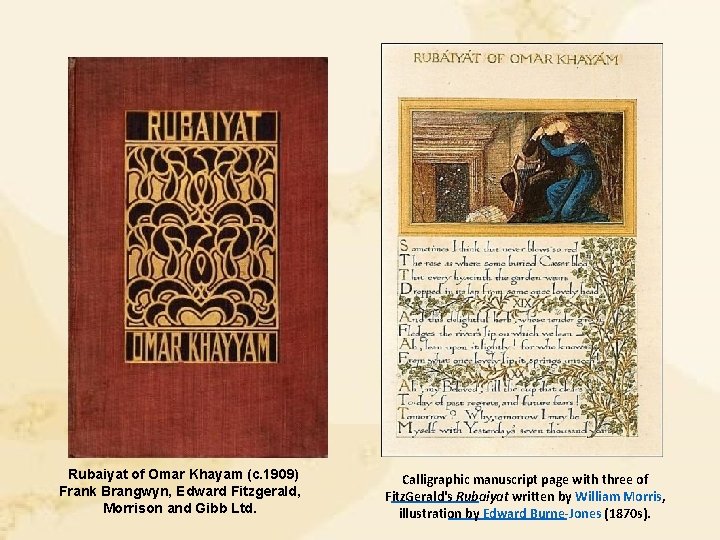 Rubaiyat of Omar Khayam (c. 1909) Frank Brangwyn, Edward Fitzgerald, Morrison and Gibb Ltd.