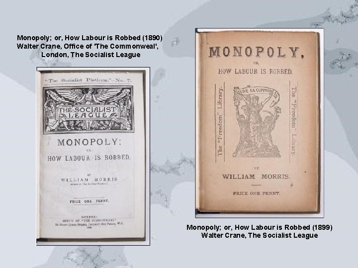 Monopoly; or, How Labour is Robbed (1890) Walter Crane, Office of 'The Commonweal', London,