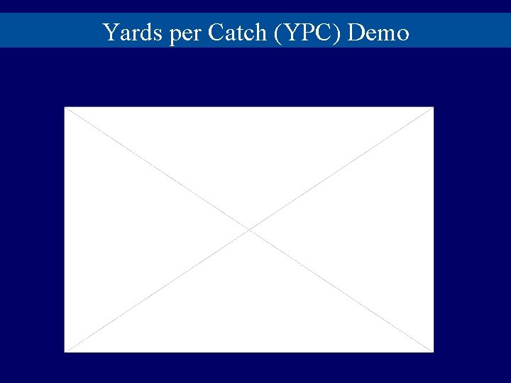 Yards per Catch (YPC) Demo 