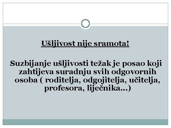 Ušljivost nije sramota! Suzbijanje ušljivosti težak je posao koji zahtijeva suradnju svih odgovornih osoba