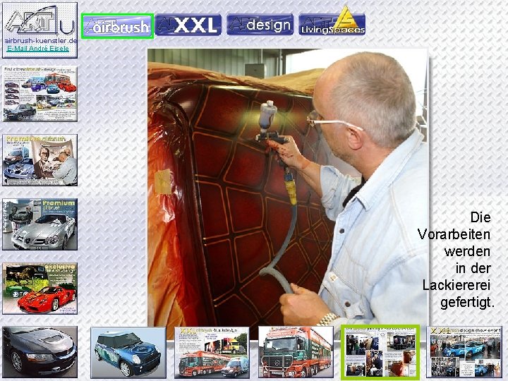airbrush-kuenstler. de E-Mail André Eisele Live Airbrush - Malerei in Ihrem Ausstellungsraum Ihre Gäste