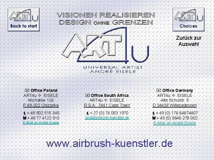 Zurück zur Auswahl + Office Poland ART 4 u EISELE Michałów 126 P 49