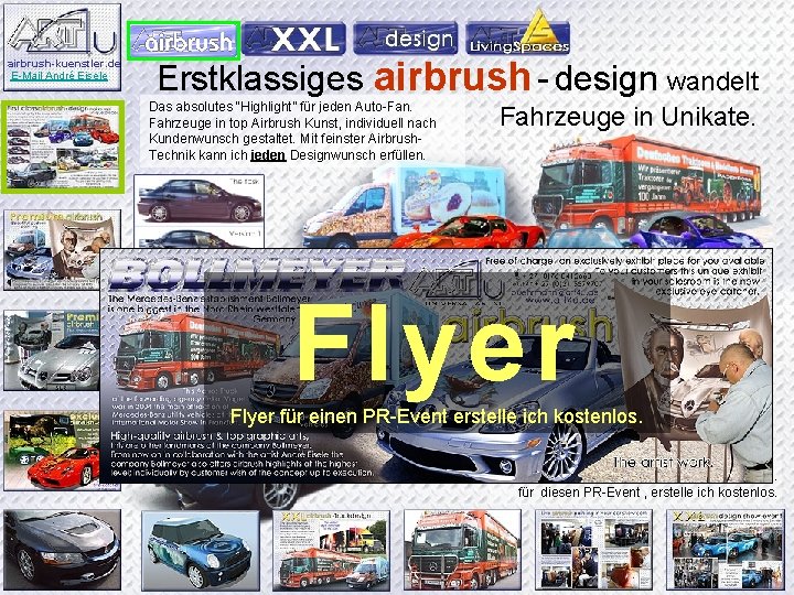 airbrush-kuenstler. de E-Mail André Eisele Erstklassiges airbrush - design wandelt Das absolutes “Highlight” für