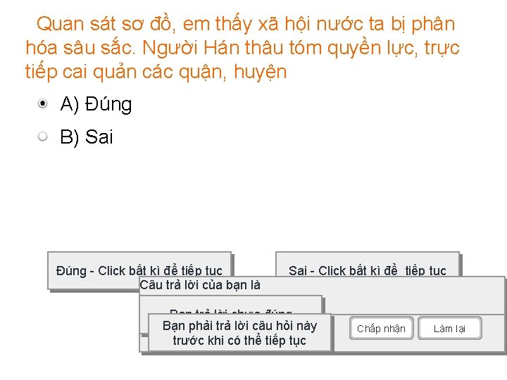 Quan sát sơ đồ, em thấy xã hội nước ta bị phân hóa sâu