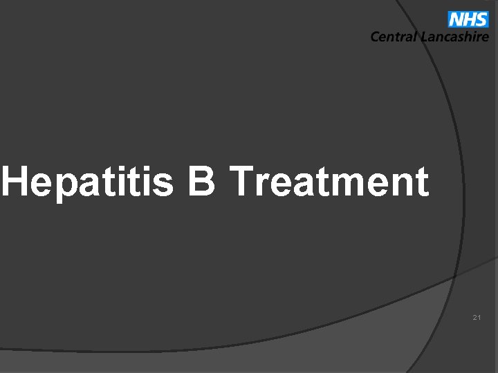 Hepatitis B Treatment 21 