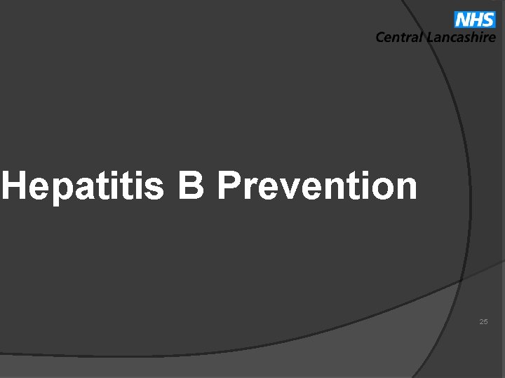 Hepatitis B Prevention 25 