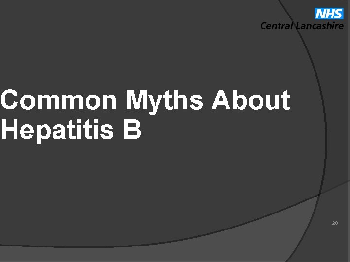 Common Myths About Hepatitis B 28 