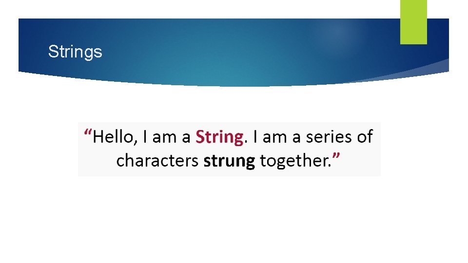 Strings 