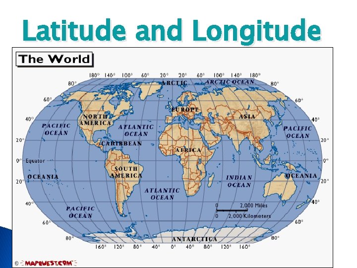 Latitude and Longitude 