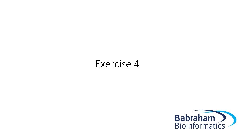 Exercise 4 