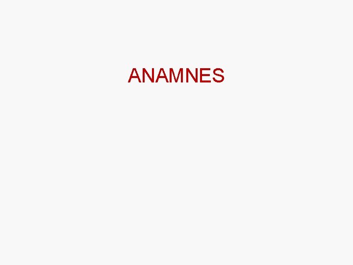 ANAMNES 