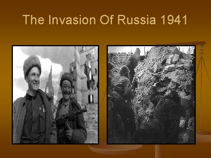 The Invasion Of Russia 1941 