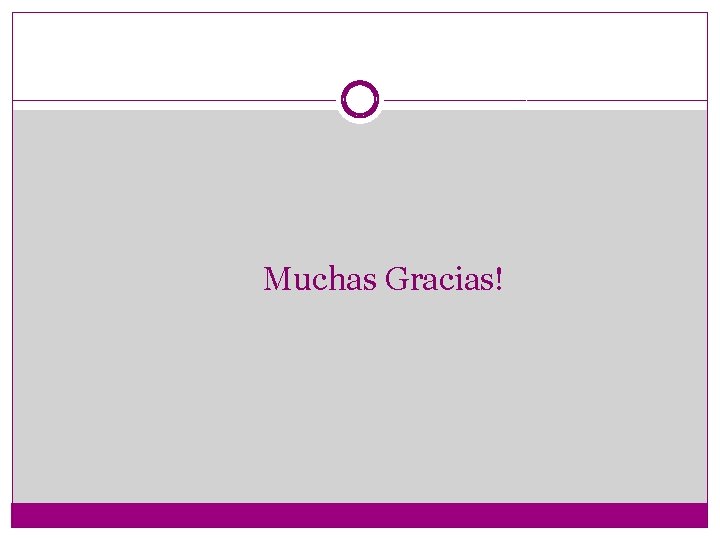 Muchas Gracias! 