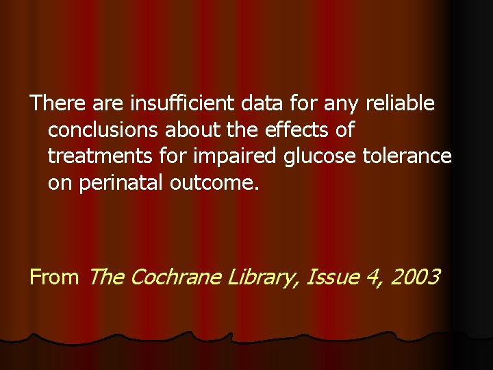 There are insufficient data for any reliable conclusions about the effects of treatments for