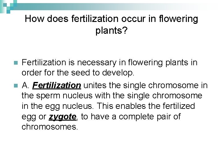 Unit Plant Science Problem Area Reproduction in Plants