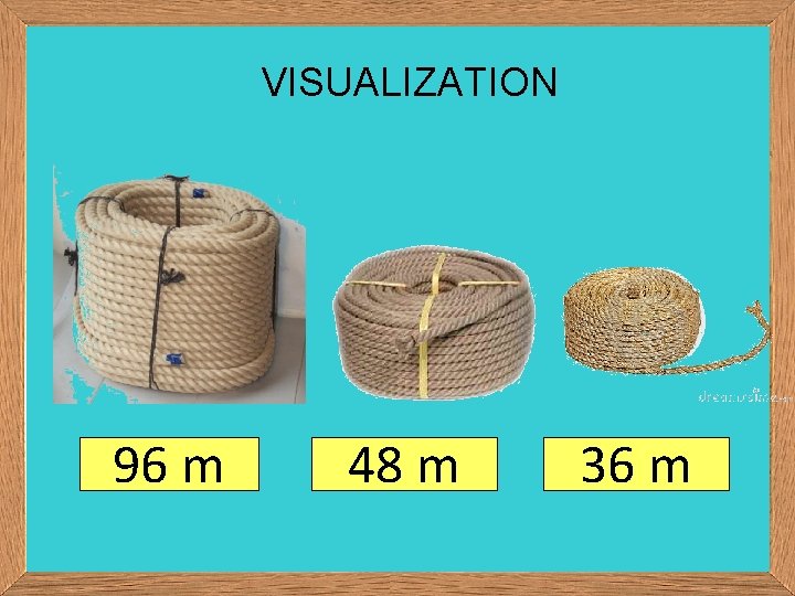 Visualization VISUALIZATION 96 m 48 m 36 m 