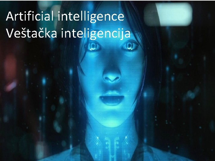 Artificial What intelligence is the Internet of Things? Veštačka inteligencija 