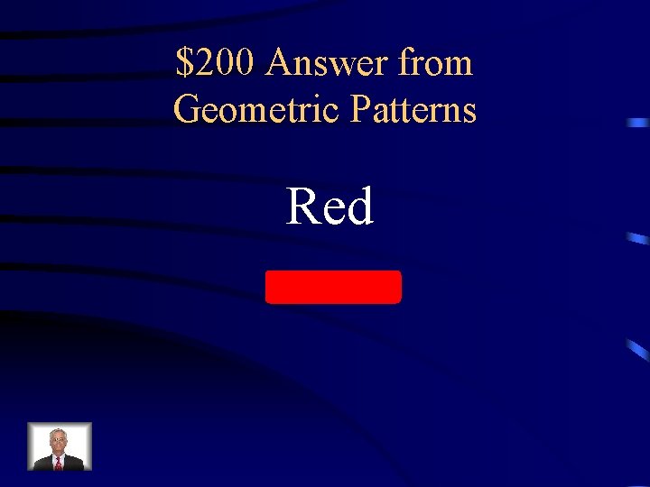$200 Answer from Geometric Patterns Red 