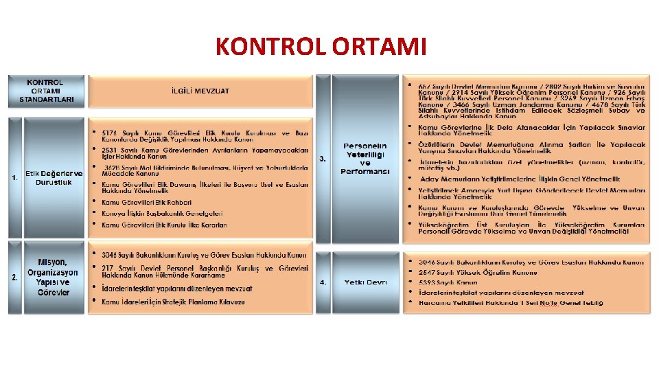 KONTROL ORTAMI 