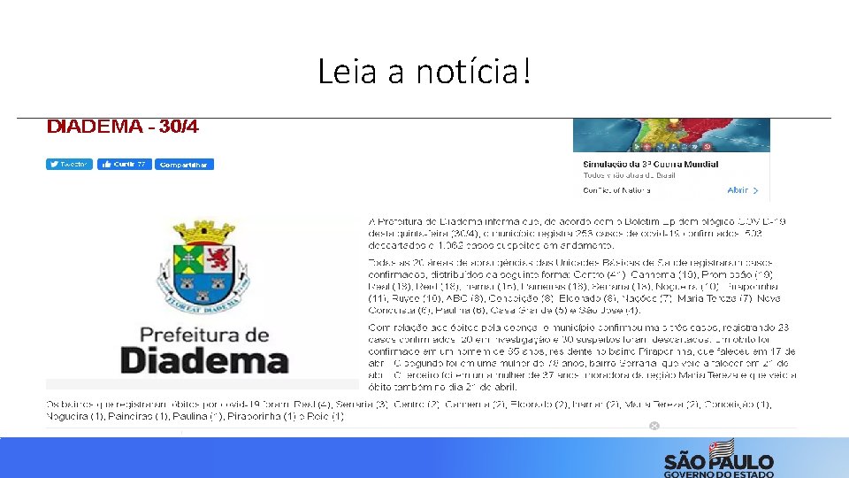 Leia a notícia! 