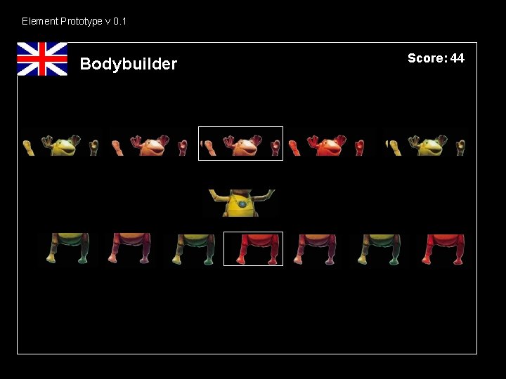 Element Prototype v 0. 1 Bodybuilder Score: 44 