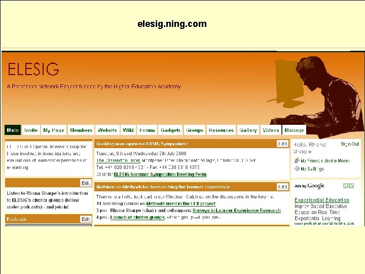 elesig. ning. com Joint Information Systems Committee 