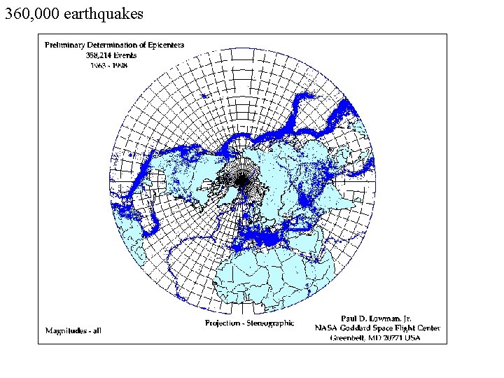 360, 000 earthquakes 