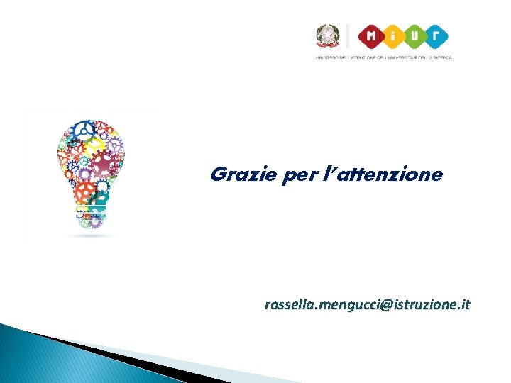 Grazie per l’attenzione rossella. mengucci@istruzione. it 