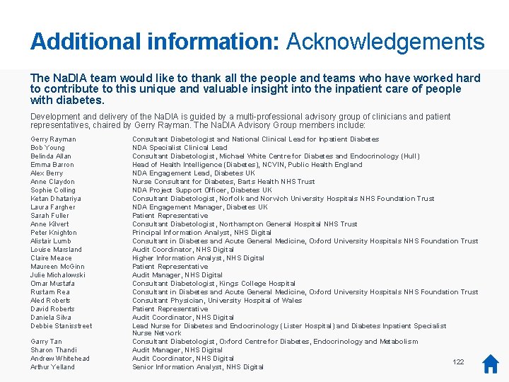 Additional information: Acknowledgements The Na. DIA team would like to thank all the people