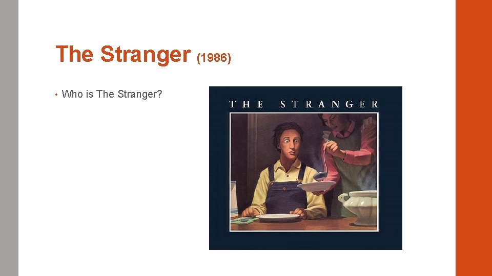 The Stranger (1986) • Who is The Stranger? 