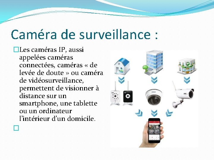 Caméra de surveillance : �Les caméras IP, aussi appelées caméras connectées, caméras « de