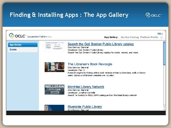 Finding & Installing Apps : The App Gallery Bestseller. xml 