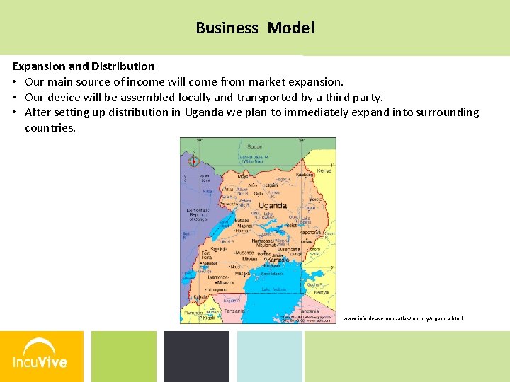 Business Model Expansion and Distribution • Our main source of income will come from