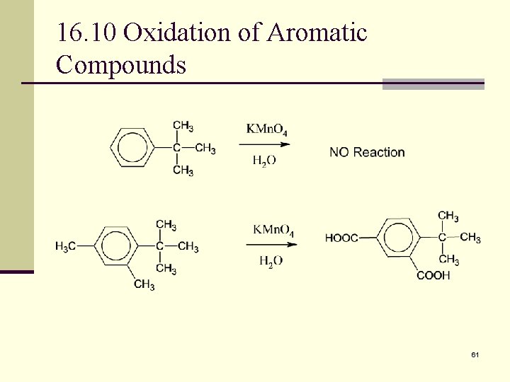 16. 10 Oxidation of Aromatic Compounds 61 