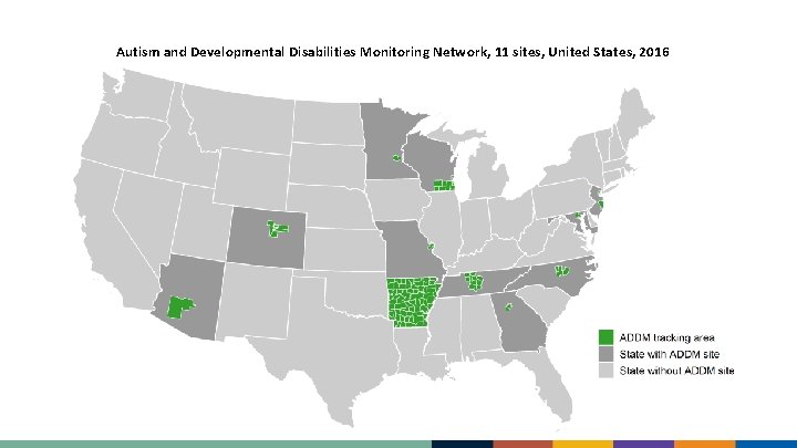 Autism and Developmental Disabilities Monitoring Network, 11 sites, United States, 2016 